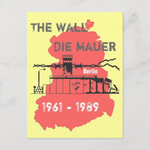 Die Mauer special Design Postcard