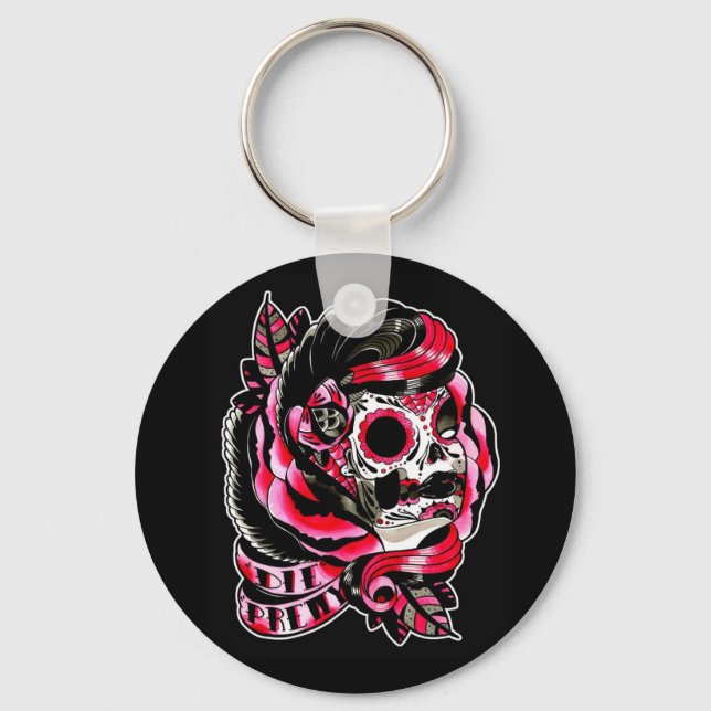 Die Pretty Keychain (Front)