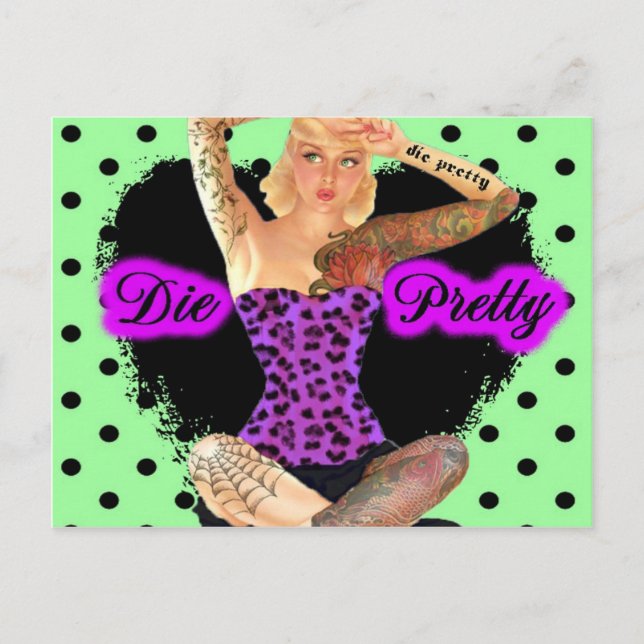 Die Pretty Postcard (Front)