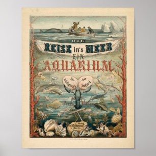 Die Reise in’s Meer, Ein Aquarium   Carl Reinhardt Poster