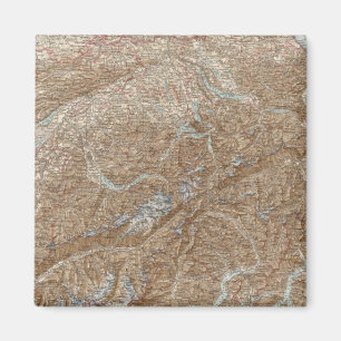 Die Schweiz,  Switzerland Atlas Map Magnet