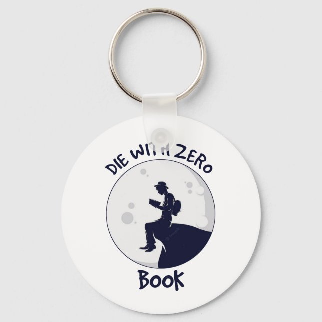 Die With Zero Book Keychain (Front)