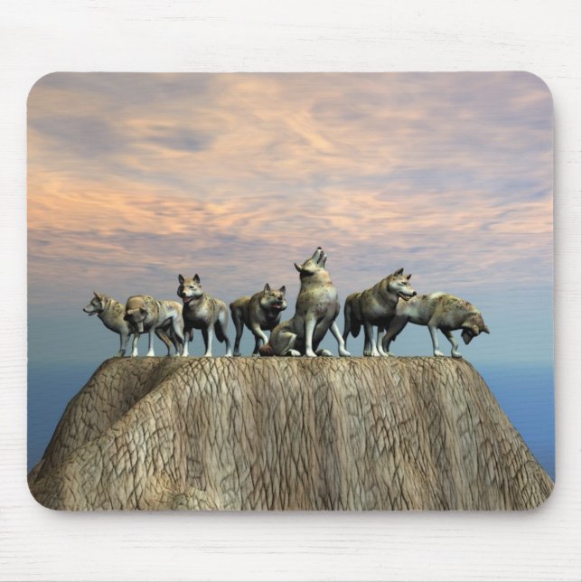Die Wolf Meute 2 Mouse Pad (Front)