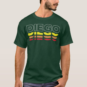 Diego First Name Funny Vintage Sunset Diego family T-Shirt