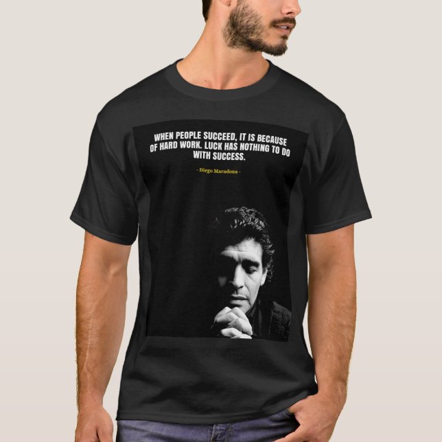 Diego Maradona quotes T-Shirt (Devant)