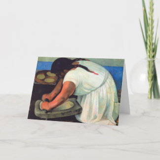 Diego Rivera - La Molendera, 1923 Card