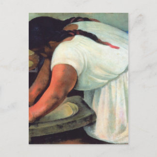Diego Rivera - La Molendera, 1923 Postcard