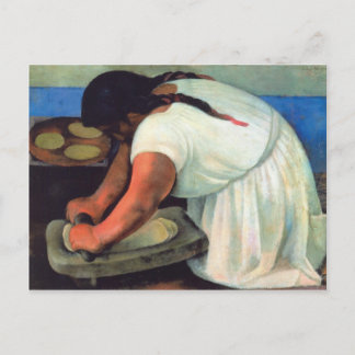 Diego Rivera - La Molendera, 1923 Postcard