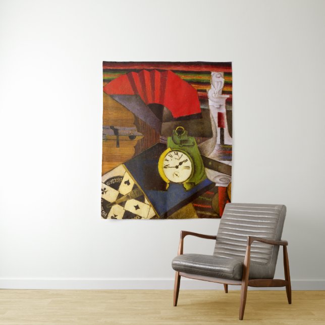 Diego Rivera The Alarm Clock Surrealism Art Tapestry (In Situ)