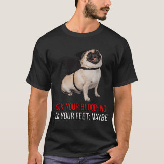 Diego the Pug - Bat Wings - Kind Vampire - Spooky T-Shirt