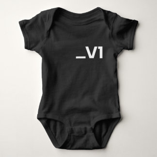 Dieline _V1 Baby Onsie Bodysuit