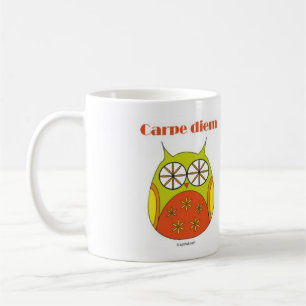 Diem de sourire Yolo de Carpe de hibou de tasse