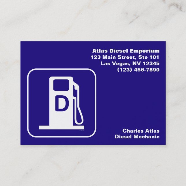 Diesel : Carte de visite (Devant)