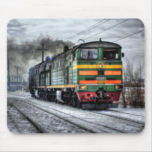 Diesel Locomotive Gifts for Train Lovers Mouse Pad