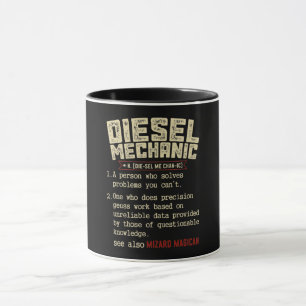 Diesel Mechanic Definition Mug