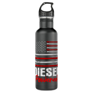 Diesel Mechanic Gifts Design On Back  710 Ml Water Bottle