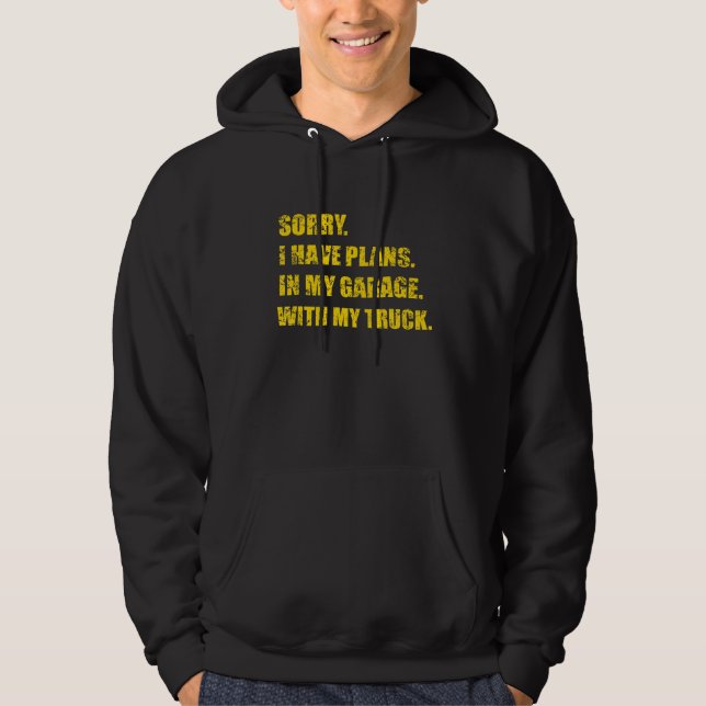 Diesel Mechanic Saying For Car Hoodie (Front)