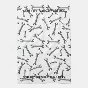 Diesel Mechanics Have Bigger Tools Kitchen Towel