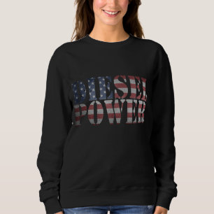 Diesel Power American Flag - Truck Mechanic Gift Sweatshirt