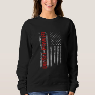 Diesel Power Truck Turbo Brothers Mechanic USA Ame Sweatshirt