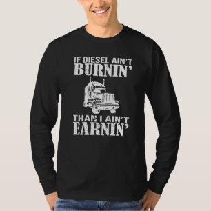 Diesel Trucker Big Rig Semi Trailer Truck Driver T-Shirt
