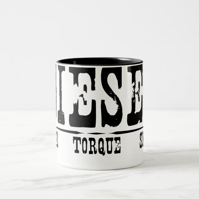 DieselGrunge Two-Tone Coffee Mug (Center)