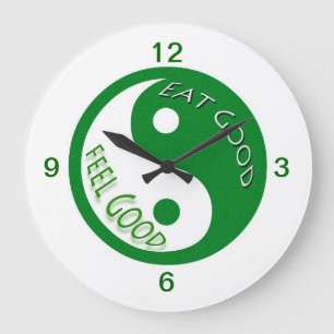 Diet and Weight Loss Eat Good Feel Good Large Clock