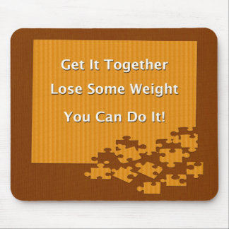 Diet and Weight Loss Get It Together Mouse Pad
