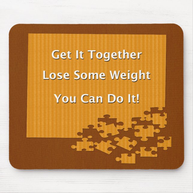 Diet and Weight Loss Get It Together Mouse Pad (Front)