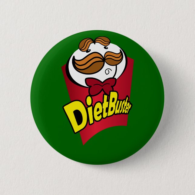 diet buster 2 inch round button (Front)