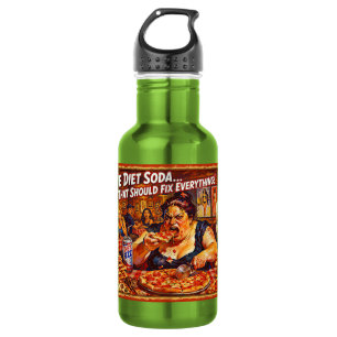 “Diet Delusions” – A Portrait of Self Deception 532 Ml Water Bottle