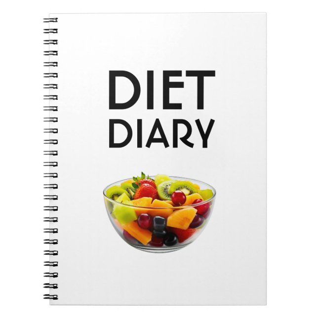 Diet Diary Notebook (Front)