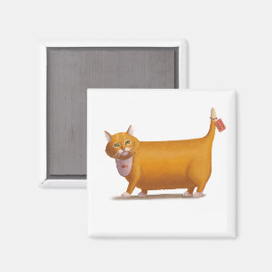 Diet Free Cat Magnet