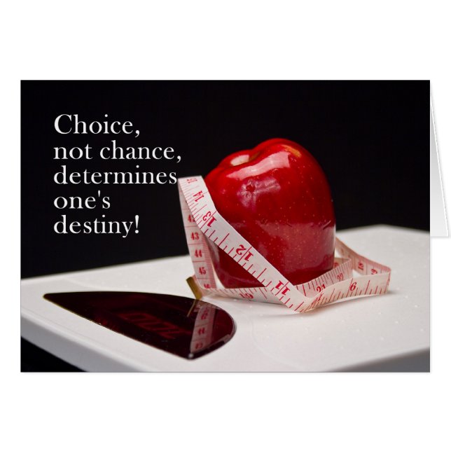 Diet Success - Not Chance - Choice (Front Horizontal)