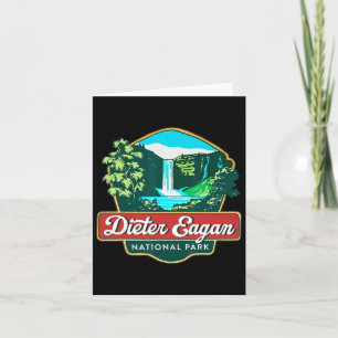 Dieter Eagan National Park Hiking Camping Wildlife Card