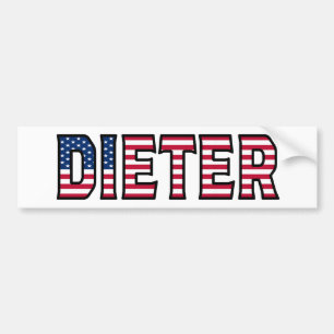 Dieter Name Vorname USA Aufkleber Sticker Auto
