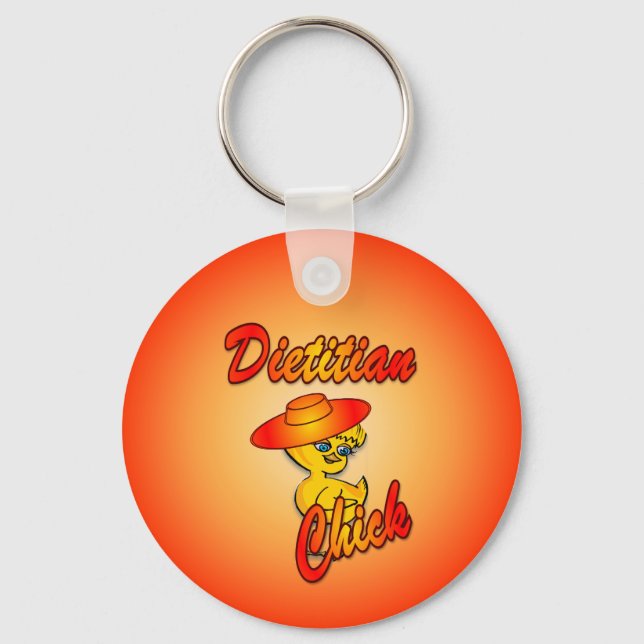 Dietician Chick #5 Keychain (Front)