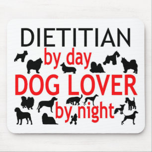 Dietician Dog Lover Mouse Pad
