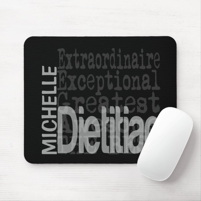 Dietician Extraordinaire CUSTOM Mouse Pad (With Mouse)