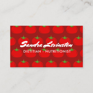Dietician nutritionist business card template