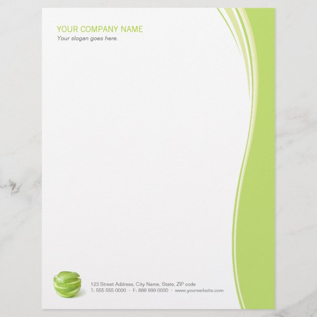Dietician / Nutritionist letterhead (Front)