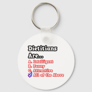 Dietician Quiz...Joke Keychain