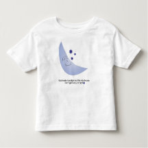 Dieu a fait le T-shirt petit lune
