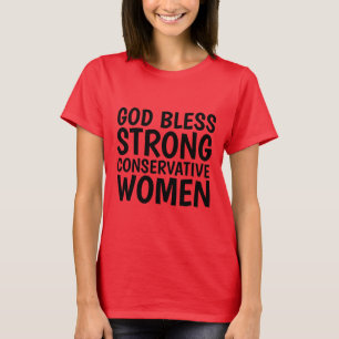 DIEU BÉNÉFICIE DE FORTS T-shirts CONSERVATEURS POU