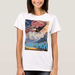 DIEU BÉNISSE L'AMÉRIQUE TSHIRT