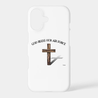 DIEU BÉNISSE NOTRE FORCE AÉRIENNE avec une croix r