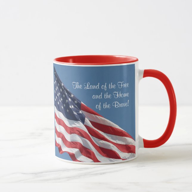 Dieu bénissent la tasse de l'Amérique (Droite)