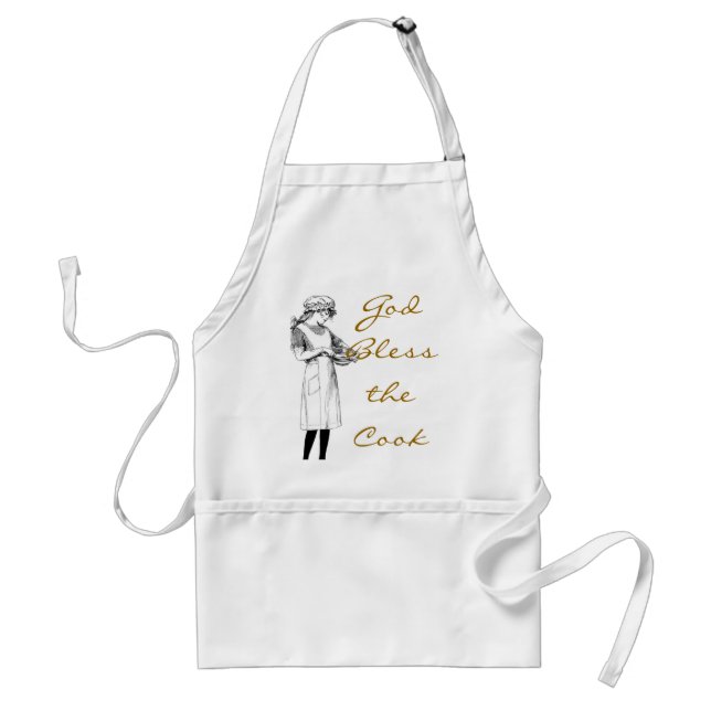 Dieu bénissent le tablier de cuisinier (Devant)
