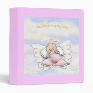 Dieu bénissent notre petit ange - classeur de