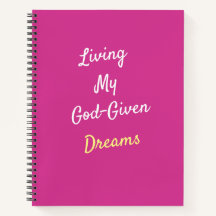 Dieu - Donné Dreams Spiral Carnet Journal